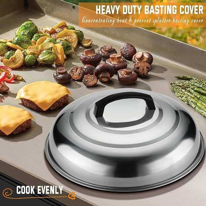 27 PCS Griddle Accessories Kit, Flat Top Grill Accessories Set For Camping, Professional Grill Spatula Set With Melting Dome, Burger Press For Outdoor BBQ Cooking Backyard Brillance