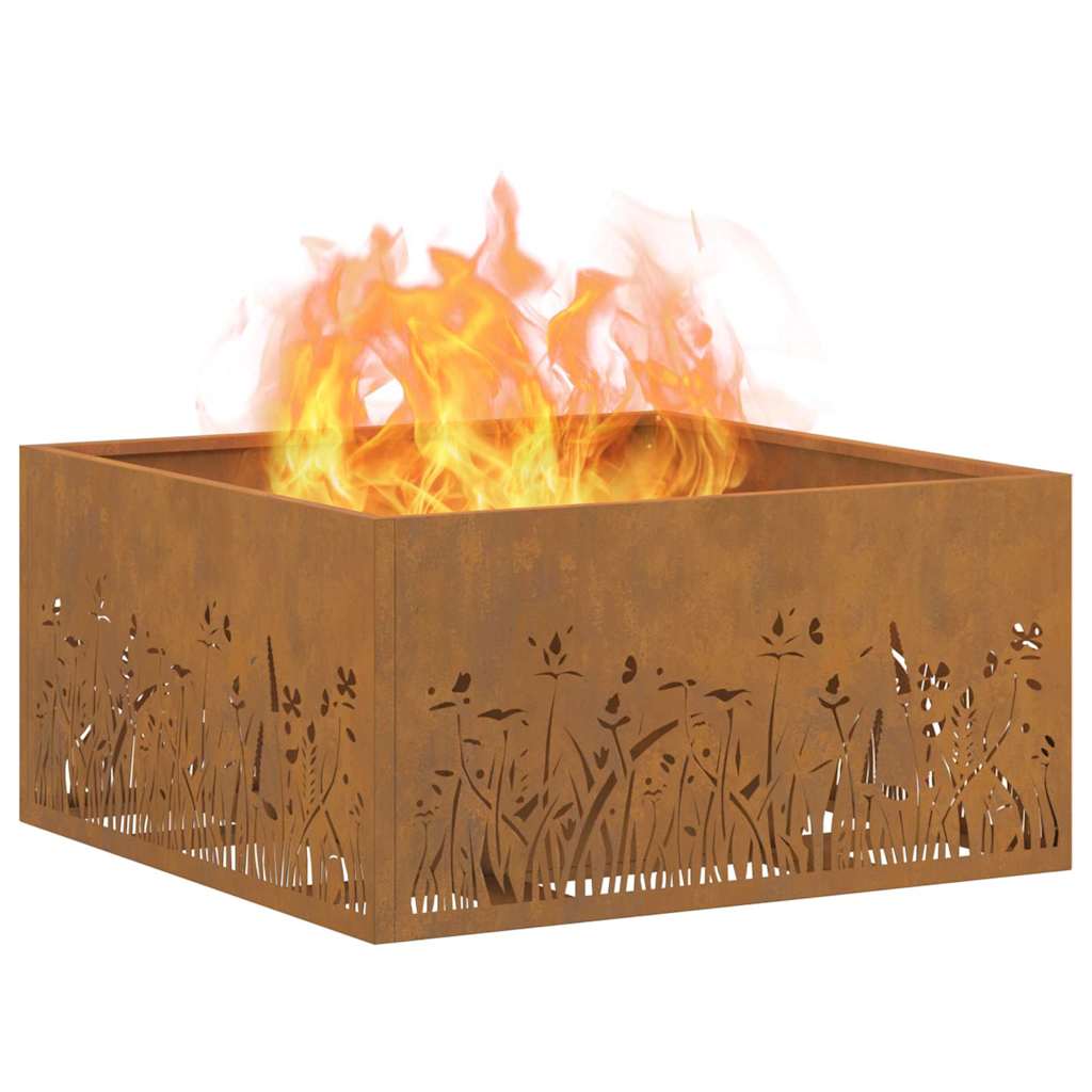 wood Fire Pit Backyard Brillance