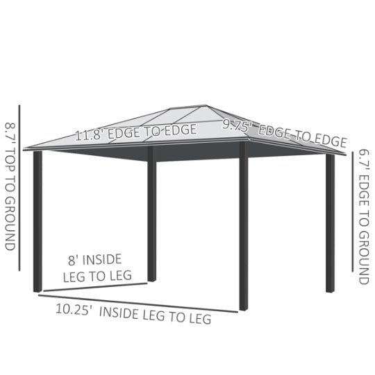 Patio Gazebo Pergola Gazebo Backyard Brillance