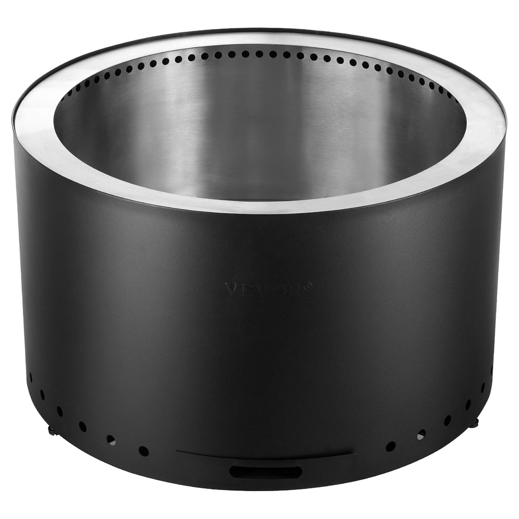 Smokeless Fire Pit Stove Bonfire 28 In Dia Wood Burning Stainless Steel Backyard Brillance