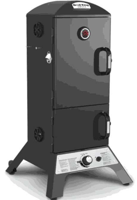 Gas Cabinet Smoker by Broil King / FREE COVER WITH PURCHASE Backyard Brillance