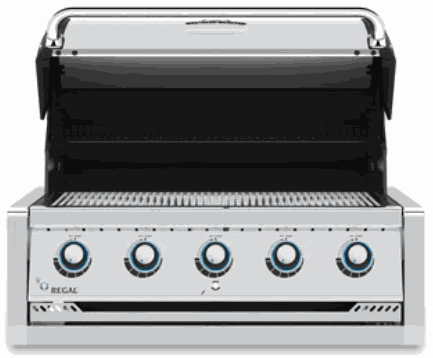 BROIL KING Regal S 420 built-in stainless steel grill with six burners and free grill tool set
