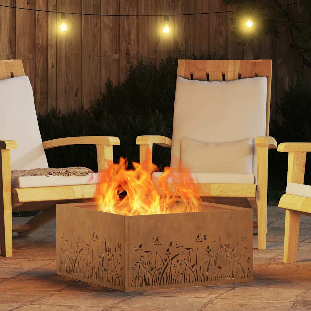 wood Fire Pit Backyard Brillance