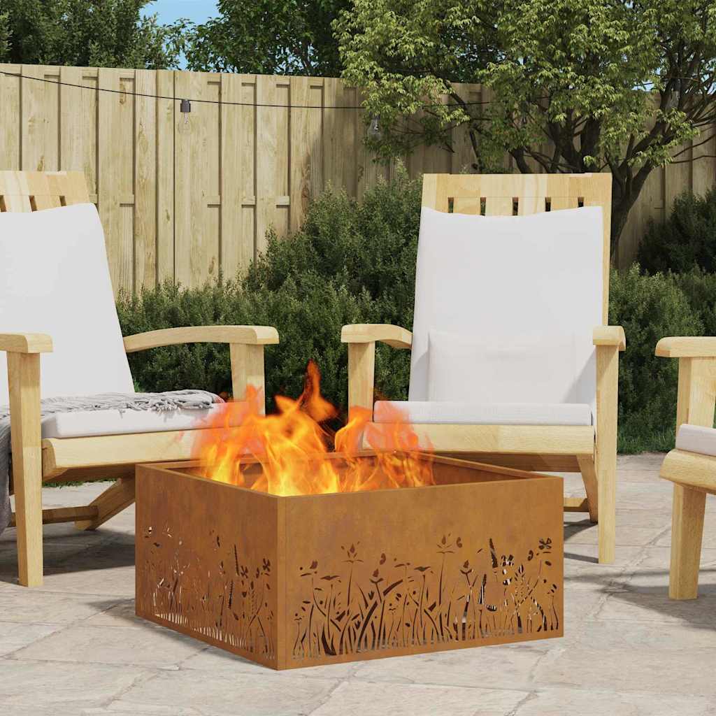 wood Fire Pit Backyard Brillance