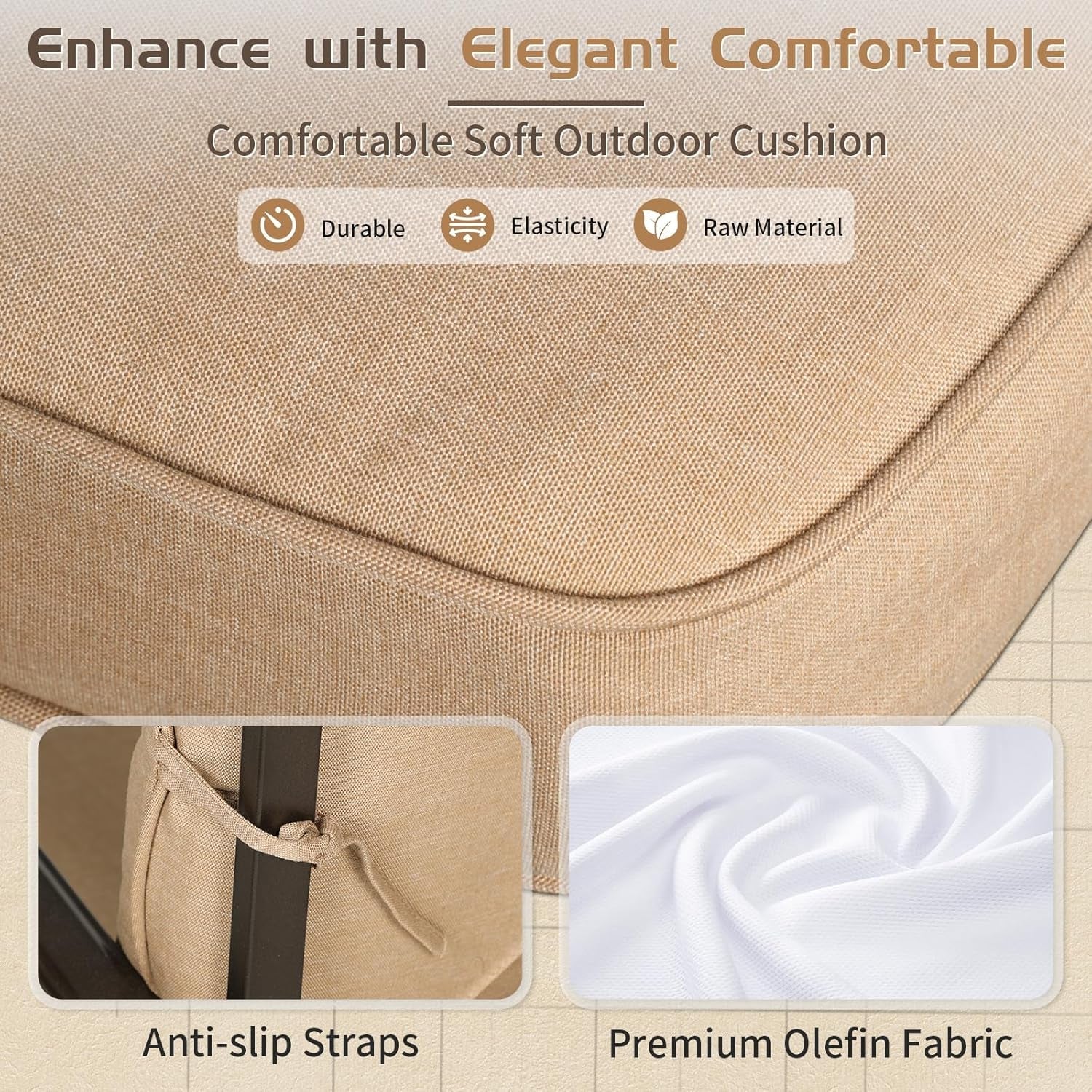 Five Piece Outdoor Metal Patio Furniture Conversation Set ShipItFurniture